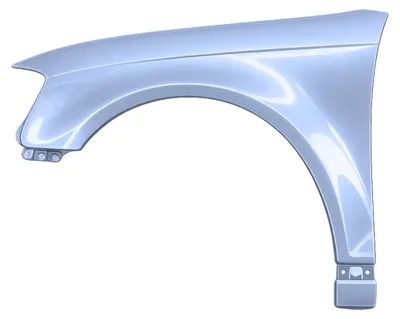Productafbeelding van Spatscherm voor Audi A3 8P, links, onderdeelnummer LX5X, bouwjaar 2008-2013, nieuw, gespoten