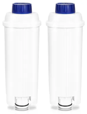 Zdjęcie produktu dla Filtr do wody Peviasot przeznaczony do ekspresów DeLonghi DLSC002, wkłady filtrujące do ekspresów do kawy serii ECAM, ETAM, EC680, EC800, zestaw 2 sztuki