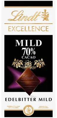 Produktbild von Lindt Excellence Mild 70% Cacao Edelbitter Tafel 100g