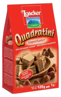 Zdjęcie produktu dla Loacker Quadratini wafelki z kremem orzechowym