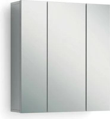 Produktbild von Hängeschrank Bisho, Oberschrank, Wandschrank, Multifunktionaler Zusatzschrank, Italy, 60x17h70 cm, Glänzendes Weiß