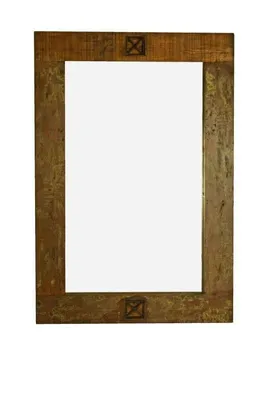Produktbild von MASSIVMOEBEL24 Spiegel Altholz 120x80x3 mehrfarbig lackiert NATURE OF SPIRIT #04