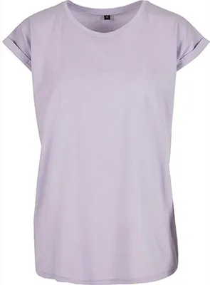 Immagine prodotto di Build Your Brand BY021 | Maglietta a spalla estesa da donna - Colore: Lilla - Taglia: M