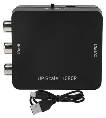 Zdjęcie produktu dla Konwerter interfejsu multimedialnego AV na HD, przenośny odtwarzacz DVD, adapter audio-wideo dla NTSC/PAL