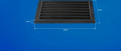 Produktbild von Kaminrost Feuerrost Ascherost Gussrost verschiedene Grössen - Maße: 14 x 22 cm