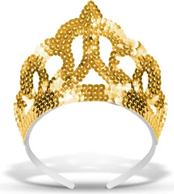 Produktbild von Tiara mit goldenen Pailletten – Arpex