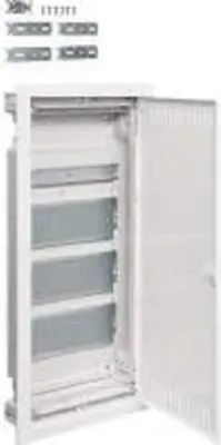 Zdjęcie produktu dla Hager volta Rozdzielnica VDI podtynkowa 4R 3x płyta montażowa, 1x szyna TH, 348 mm, 94,5 mm, 755 mm