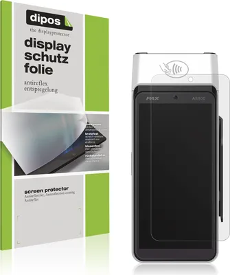 Produktbild von 4x Schutzfolie für Pax A8900 matt Displayschutzfolie Folie Display Schutz dipos