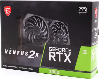 Produktbild von Msi Rtx3060 Ventus 2X Oc 12Gb Gddr6 Hdmi 3Xdp