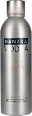 Produktbild von Danzka Vodka Fifty Premium Distilled 50,00 %  1,00 Liter