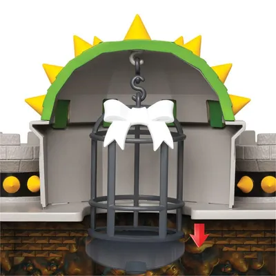 Obrázek produktu pro Super Mario Nintendo Deluxe Bowser's Castle Playset, Hrad, Super Mario, 3 rok/roky, Baterie, AAA, Vícebarevný