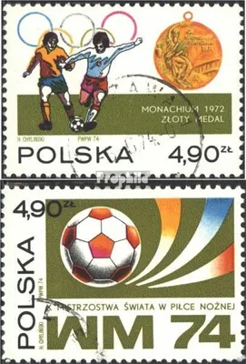 Produktbild von Briefmarken Polen 1974 Mi 2315-2316 (kompl.Ausg.) postfrisch Fußball-WM 74, BRD
