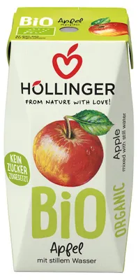 NEKTAR JABŁKOWY BEZ DODATKU CUKRÓW BIO 200 ml - HOLLINGER