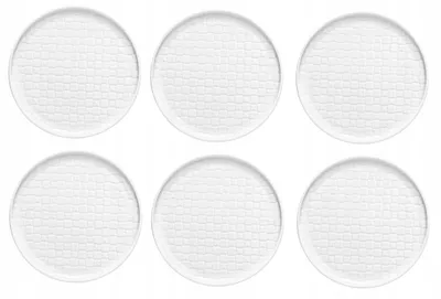 Produktbild von Lubiana Marrakesz Weiß 6er Set Flache Speiseteller 26 cm