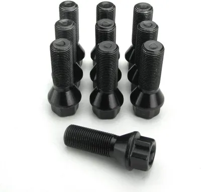 Produktbild von 10 Radbolzen Radschrauben M14 1,25 x 38 mm Kegel Kegelbund Audi BMW Ford Opel VW