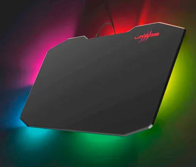 Produktbild von uRage 00113759, Schwarz, Einfarbig, Gaming-Mauspad