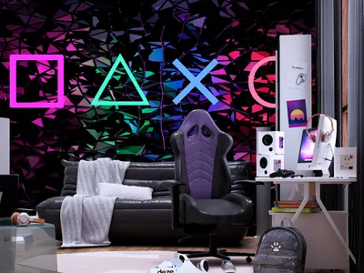 Produktbild von Vlies Fototapete 400x280 cm Tapeten Wandtapete XXL SPIELKONSOLE FÜR GAMERS i-A-0200-a-a
