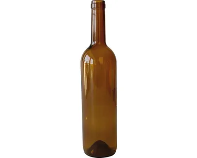 Obrázek produktu pro Láhev na víno skleněná 750 ml zelená/hnědá