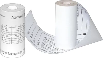 Zdjęcie produktu dla RNK Verlag 3104 Oryginalna rolka papieru termicznego HAUG do tachografów cyfrowych - Economy, 8m x 57mm, 3 rolki