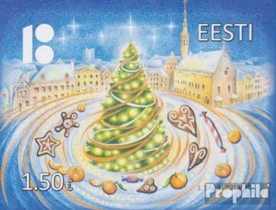 Produktbild von Briefmarken Estland 2018 Mi 941 (kompl.Ausg.) postfrisch Weihnachten