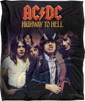 Produktbild von AC/DC - "Highway To Hell" Decke, Seidig, Supersoft TV23800 (Einheitsgröße) (Bunt)