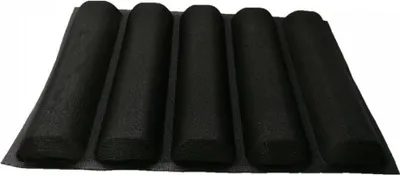 Produktbild von 1/2/10 Silikon-Backform für französisches Brot, antihaftbeschichtet, 5-teilig, Baguette-Form, perforiert, 1 Stück