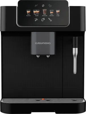 Grundig KVA 6230 Kaffeevollautomat mit Milchaufschäumdüse, Edelstahlmahlwerk