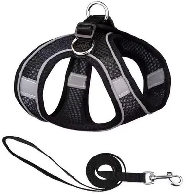 Produktbild von Kleiner Hundehalsband Anti-Fluchtband Versch. Material - Reflektierendes Hundehalsband atmungsaktives Vest - Kleine und mittelgroße Größe Hundehalsband Reihe