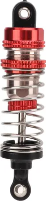 Produktbild von RC Auto Stoßdämpfer Aluminiumlegierung Frontdämpfer Ersatz für WLTOYS 144010 1/14 Rot