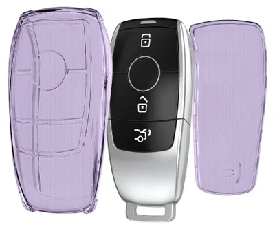 Produktbild von kwmobile Schlüsselhülle für Mercedes Benz Smart Key Autoschlüssel (nur Keyless) Hülle - Autoschlüssel Schlüssel Hülle aus TPU Silikon -