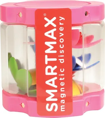 Produktbild von Smartmax Konstruktionsspielzeug - Transparenter Behälter mit 8 magnetischen Blumen