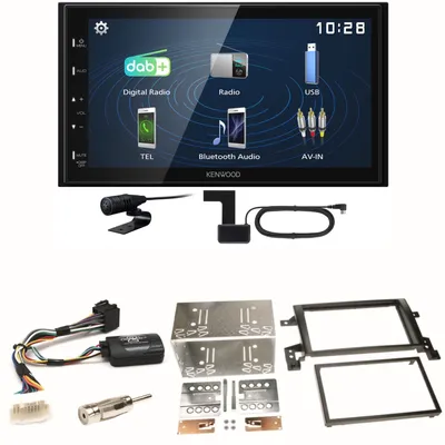Produktbild von Kenwood DMX129DAB DAB+ Bluetooth USB Einbauset für Suzuki Grand Vitara JT