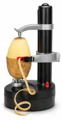 Produktbild von Automatischer Kartoffelschäler für Küche Haushalt & Camping, Elektrischer Obst- und Gemüseschäler mit Ersatzklingen