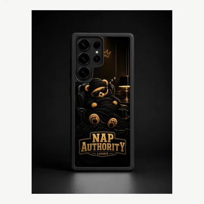 Productafbeelding van Samsung S25 Ultra hoesje, telefoonhoesje, beschermhoesje, case met slaapmotief – LUNØIR ©