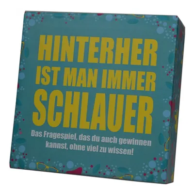 Produktbild von Hinterher ist man immer schlauer