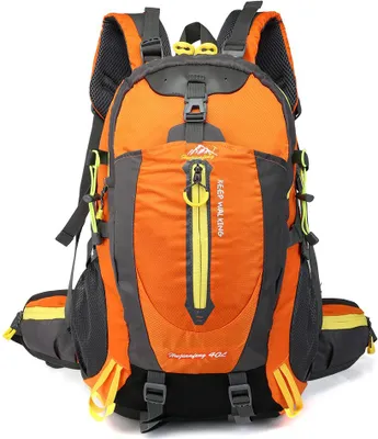 Produktbild von 40L Bergsteigerrucksack, kleiner Rucksack, wasserdichter Bergsteigerrucksack, packbarer Rucksack, Damen- und Herren-Outdoor-Bergsteigerrucksäcke