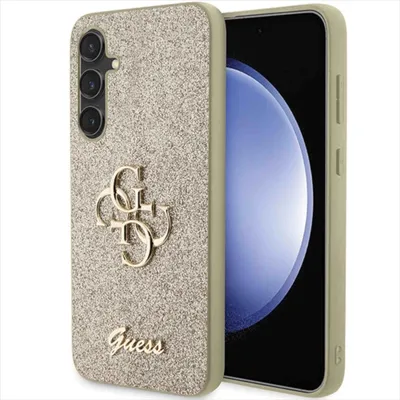 Produktbild von Guess Samsung Galaxy S23 FE Schutzhülle Hardcase Glitter Script Big 4G