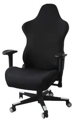 Obrázok produktu pre Elzusha - Poťah na hernú stoličku - Ergonomický poťah na počítačovú stoličku - Čierna farba
