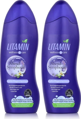 Produktbild von LITAMIN Duftöl-Pflegeschaumbad Abend-Symphonie 750ml Wellnes & Care (2er Pack)