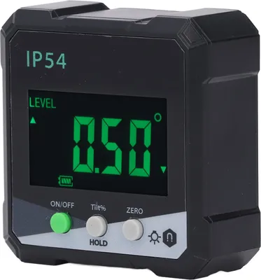 Image de SUNGOOYUE LCD -Base -Manomètre coin de la base numérique LCD niveau pour la construction de travail du bois, modes de mesure double, boîte magnétique pour les surfaces métalliques, corps en plastique ABS pour la pr�����������exactitude et