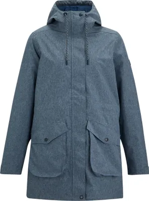 Produktbild von Regatta - "Norana" Jacke, wasserfest für Damen RG12731 (46 DE) (Chambray-Stoff/Dunkles Jeansblau)
