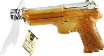Produktbild von Armenische Edelspirituose Beretta Pistole Geschenkset 0,2L 10 Jahre Reifezeit