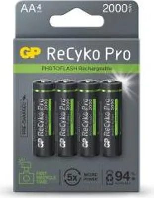 Image de GP Flash photo rechargeable ReCyko Pro AA (HR6), 4 pièces, B2420