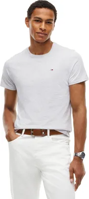 Zdjęcie produktu dla Koszulka męska Tommy Jeans TJM Xslim Jersey, model Dm0Dm04411, krótki rękaw, kolor: szary (Ice Grey H)