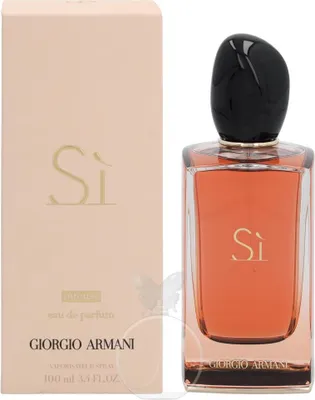 Produktbild von Giorgio Armani Sì Intense, Frauen, 100 ml, Schwarze Johannisbeere, Davana, Rose, Benzoe-Resinoid, Patschuli, Spray