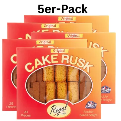 Produktbild von 5er-Pack Regal Zwieback Cake Rusk Original 28 St, 470 g
