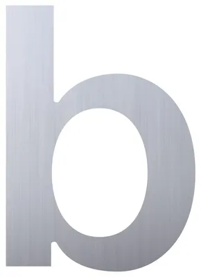 Produktbild von Hausnummer ''b'' Edelstahl