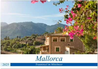 Produktbild von Mallorca - Trauminsel im Mittelmeer (Wandkalender 2025 DIN A2 quer), CALVENDO Monatskalender