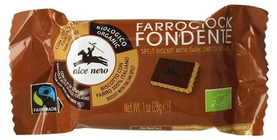 HERBATNIKI ORKISZOWE Z CZEKOLADĄ GORZKĄ FAIR TRADE BIO 28 g - ALCE NERO