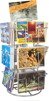 Produktbild von Thekenständer Kartenständer 12 Fächer 150x105 mm im Querformat